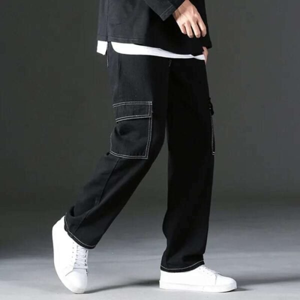 Black Aesthetic Baggy Track pant For Men’s – styleverse