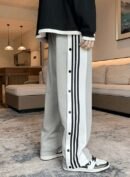 Snap button Straight Fit Trackpant