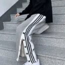 Snap button Straight Fit Trackpant