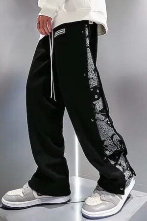 Bandana Patchwork Track Pants