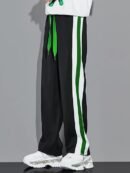 Side Seam Trousers Men Contrast6