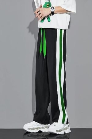 Side Seam Trousers Men Contrast6
