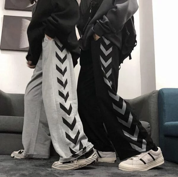 Side Stripe Streetwear Men's Baggy Bottom - Image 2
