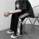 Aesthetic Baggy Hearth Track Pant For Men's