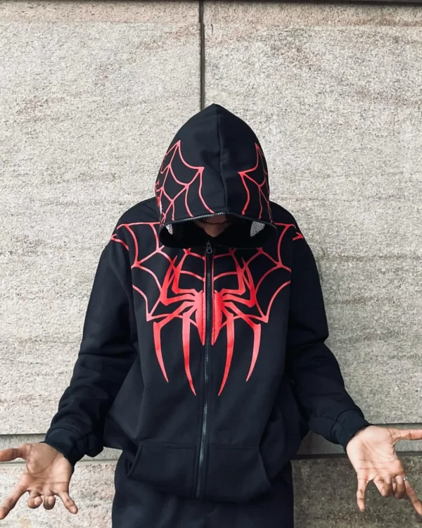 Spider Man Black Zipper Hoodie Styleverse Spider Man Black Zipper Hoodie Styleverse