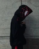 Spider Man Black Zipper Hoodie