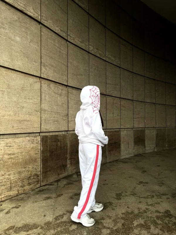 Spiderman White Zipper Hoodie - Image 2