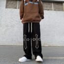 Big Cross Korean fashion , Streetwear Baggy Track