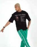 Snap Baggy Button Straight Fit Track Pant