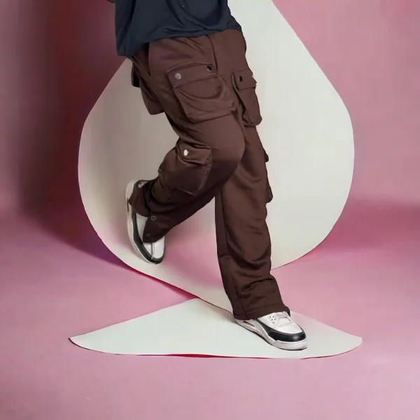 Straight Fit Snapbutton Bottom pant