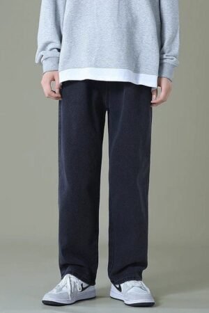 Plain Baggy Denim Jeans