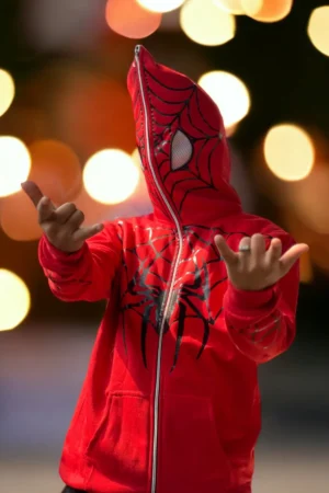 Red Spider Man Full Zipped Hoodies