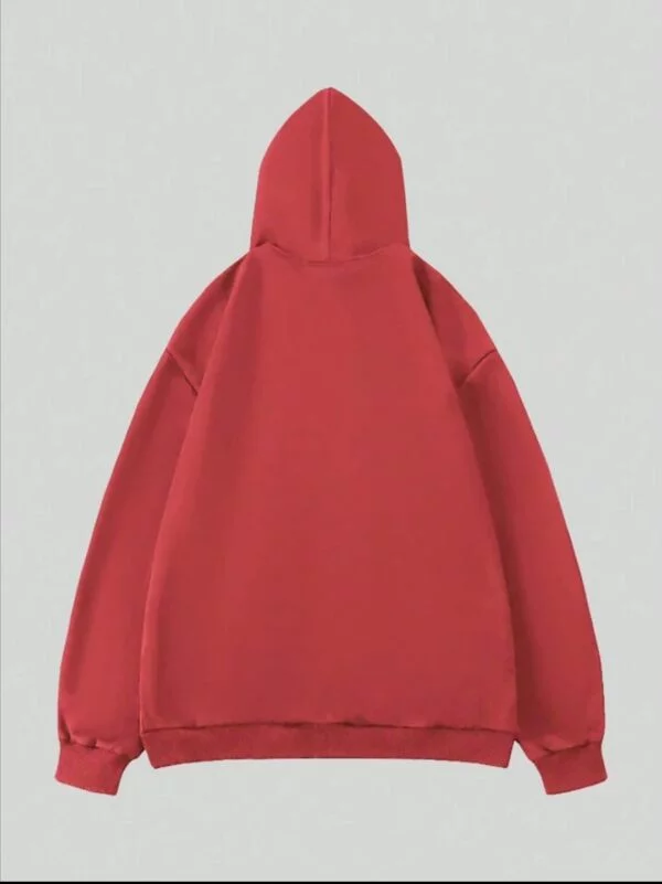 Red cross spider man zipper Hoodie - Image 3
