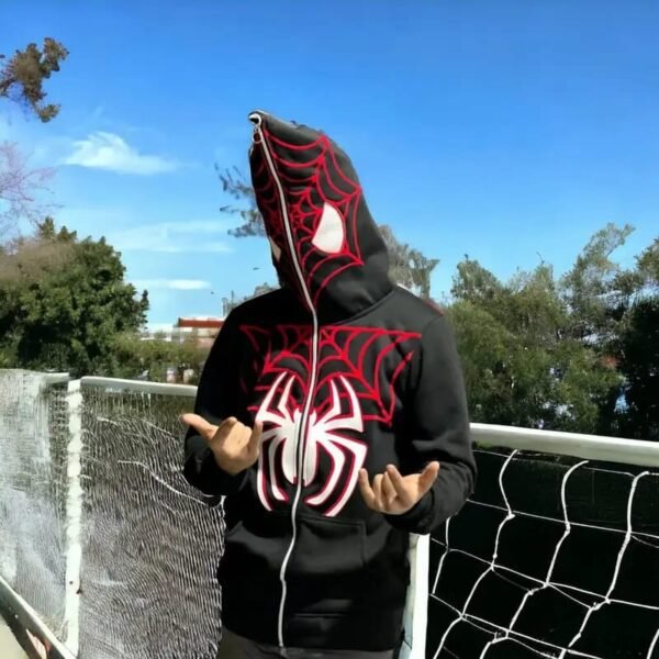 Amazing Spider man Full Zipper Hoodie - Image 3