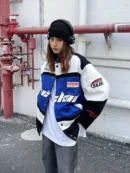 Racing Vintage Blackair Racer Jacket-Unisex Blue