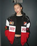 Premium Ferrari F1 Racing Vintage Jacket For Women
