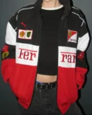 Premium Ferrari F1 Racing Vintage Jacket For Women