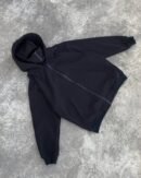Balaclava Hoodie Full Zipup Mask In Black
