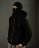 Street Style Balaclava Hoodie | Ninja Hoodie | Full Face Mask | Zip Up Hoodie