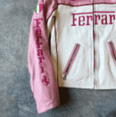Ferrari Pink Zipper Jacket (Embroidered) – Ultimate Luxury Streetwear