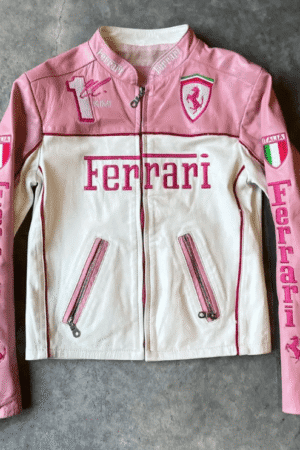 Ferrari Pink Zipper Jacket