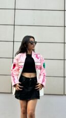 Ferrari Pink Zipper Jacket (Embroidered) – Ultimate Luxury Streetwear