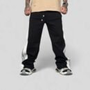 Zip Trip Blue Baggy Fit  Oversize Pant