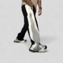 Zip Trip Blue Baggy Fit  Oversize Pant