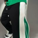 Zip Trip Blue Baggy Fit  Oversize Pant