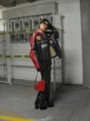 FERRARI F1 LEATHER RACER JACKET