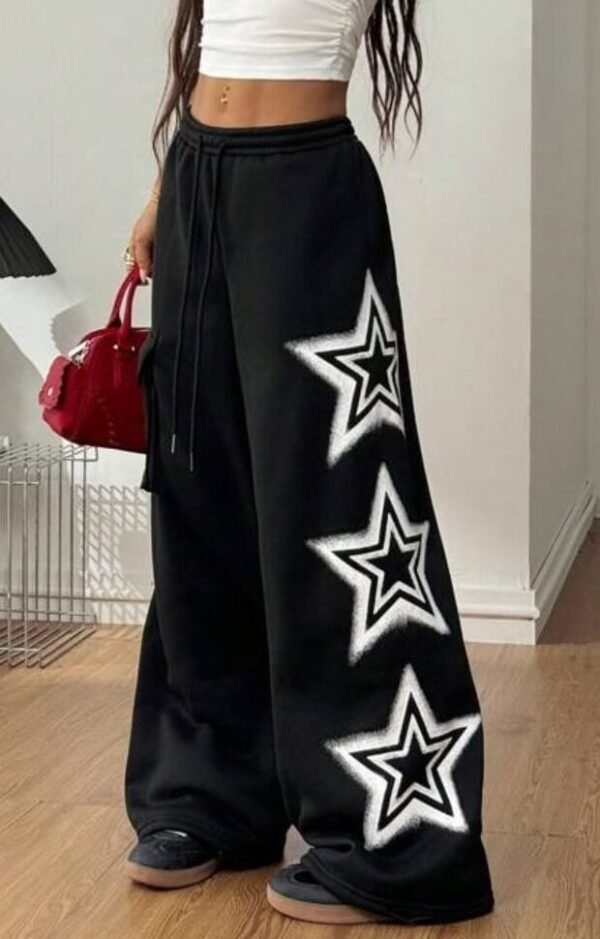 Star Print Baggy Joggers - Women’s Celestial Pants | Styleverse - Image 3