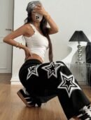 Star Print Baggy Joggers - Women’s Celestial Pants | Styleverse