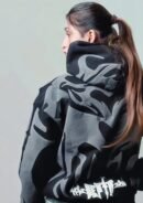 Tribal Shadow Depth Hoodie - Women’s Dark Aesthetic Y2K Streetwear