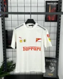 Ferrari Oversized Down Shoulder T-Shirt for Men & Women | Premium Streetwear by Styleverse