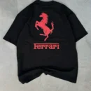 Ferrari Oversized Down Shoulder T-Shirt for Men & Women | Premium Streetwear by Styleverse