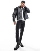 Black Leather Jacket for Men