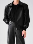 Black Leather Jacket for Men
