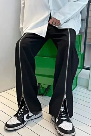 Mid Chain Zipper Track Pants