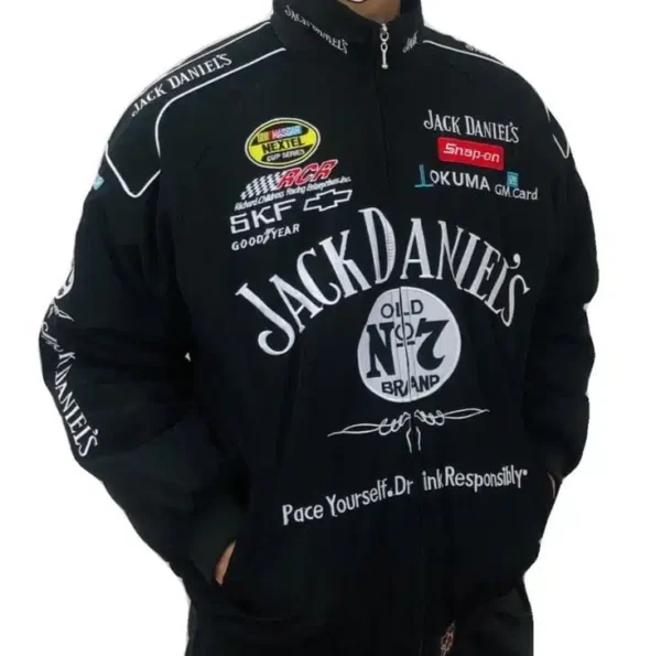 Jack Daniel's Racing Jacket – Vintage Motorsport Style - Image 4
