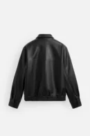 Black Faux Leather Jacket for Men | Stylish & Durable Outerwear Online in India