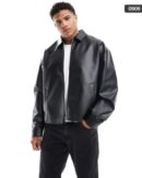Black Leather Jacket for Men