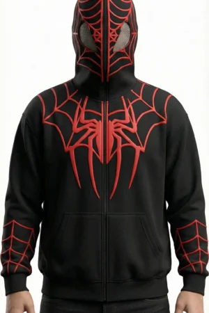 Spider Web Hoodie Jacket