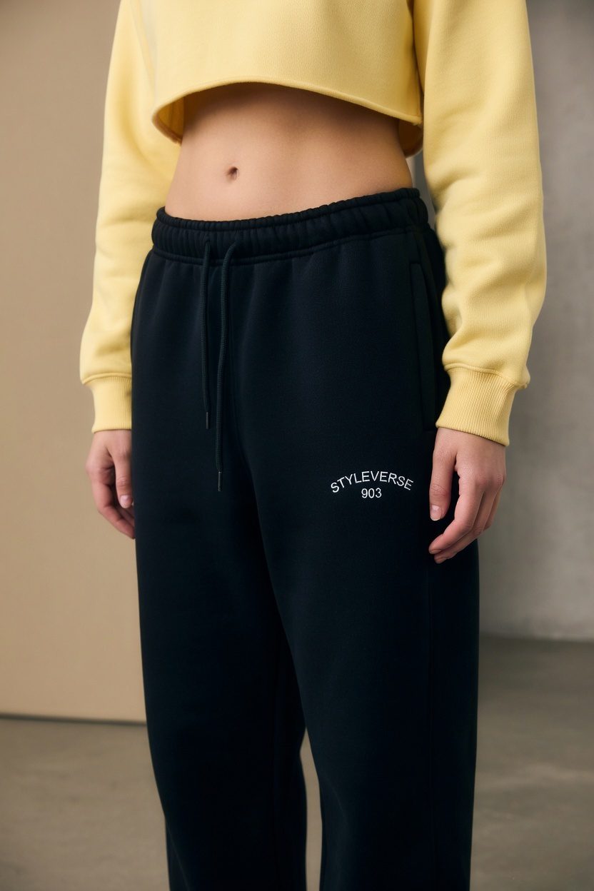 Styleverse 903 Wide Leg Track Pants | Premium Streetwear Joggers India 3 Styleverse 903 Wide Leg Track Pants | Premium Streetwear Joggers India - Image 3