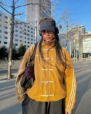 mustard yellow cny adidas jacket