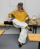 Mustard Yellow cny Jacket