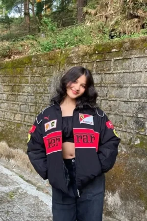 vintage ferrari racing f1 jacket