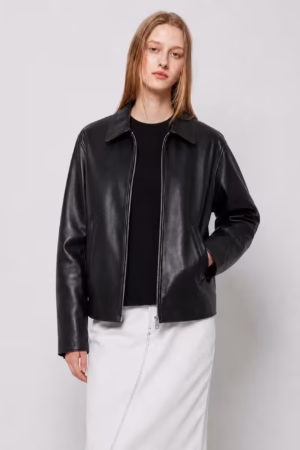 womens-black-faux-leather-jacket